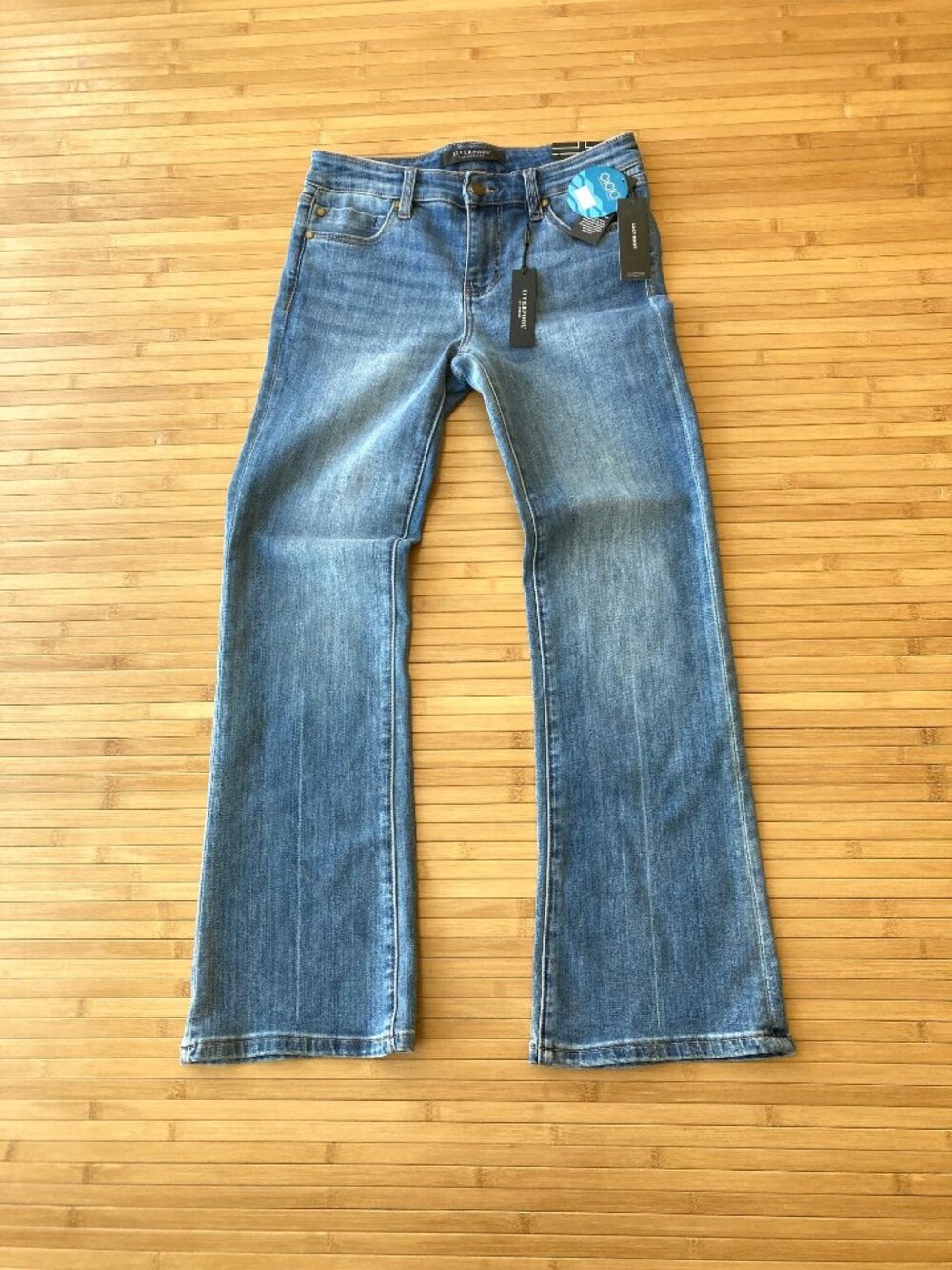 Liverpool Lucy Bootcut Jeans Eco Stretch Women's 2 PETITE Chaparrel NWT
